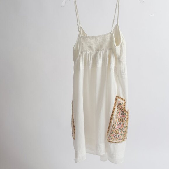 Anthropologie Vanessa Virginia Desert Hills Dress with Embroidered Pockets Sz 2 - Picture 4 of 6